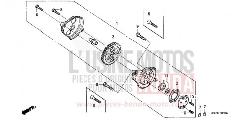 OIL PUMP CRF100F5 de 2005